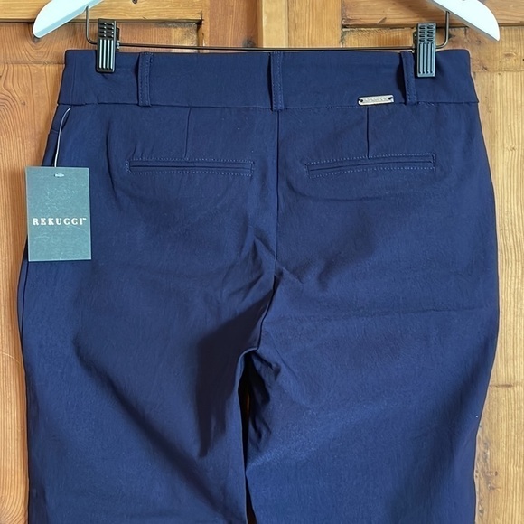 NWT Barely Bootcut Navy Work Pants Sz. 10P - Picture 8 of 13